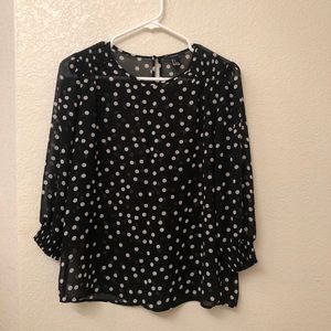 Forever 21 Poka Dots Blouse